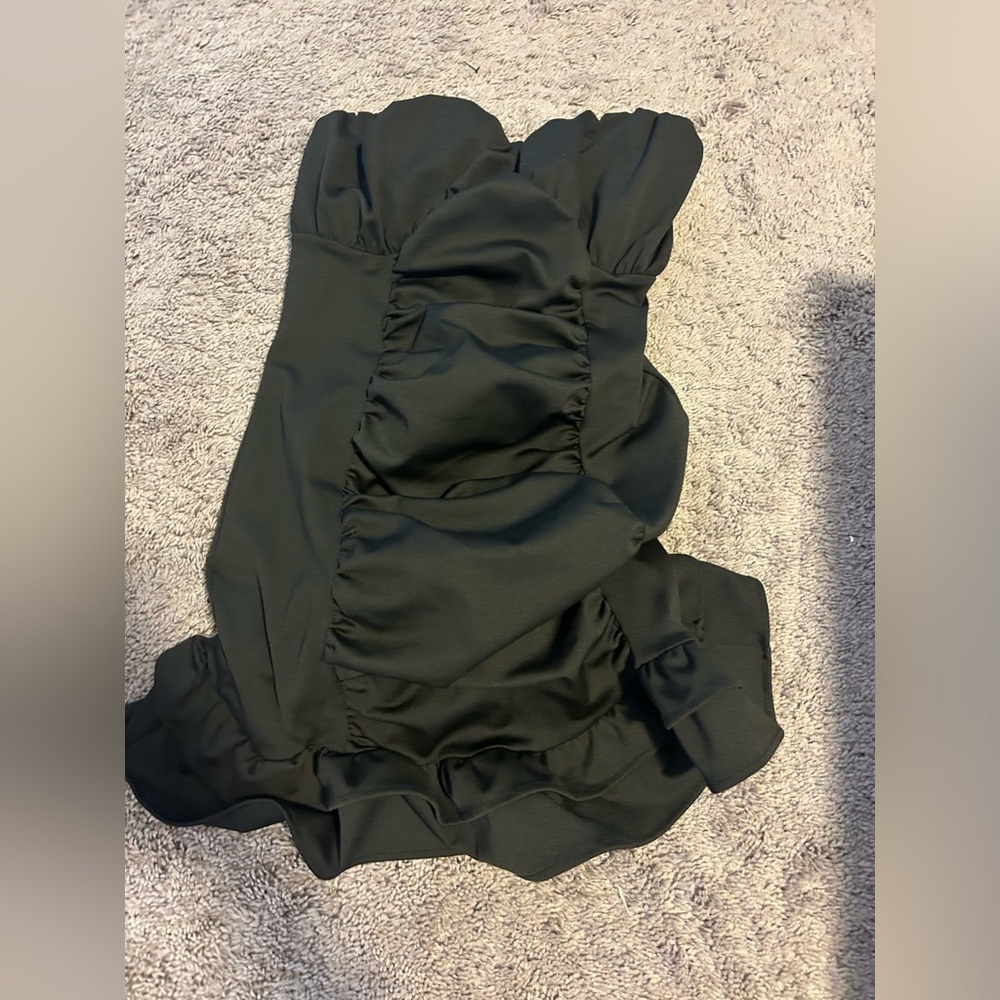 Black Strapless Dress